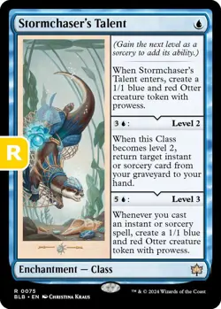 MTG Stormchaser's Talent Bloomburrow Rare Enchantment Class NM - Image 1