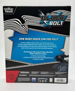 Pokemon Scarlet and Violet Black Bolt Binder Collection - Image 2