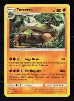 Torterra 58/131 Normal Pokemon TCG SM - Forbidden Light MP - Image 1