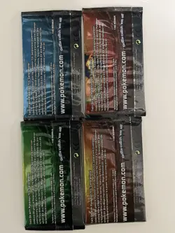 Pokemon XY Generations Booster Pack 20th Anniversary *SEALED* 4 PACKS ART SET - Image 2