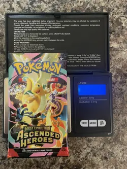 VERY HEAVY! 22.75g Pokemon TCG Ascended Heroes Booster Pack (SEALED) - Image 1