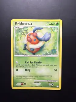 Pokemon TCG Kricketot 86/123 – Countdown Calendar Snowflake Promo - LP - Image 1