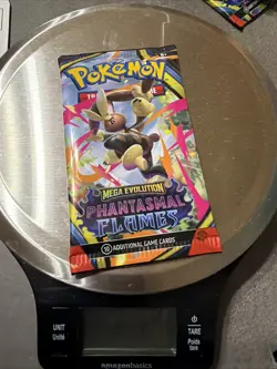 POKEMON MEGA EVOLUTION Phantasmal Flames Booster Pack WEIGHTED HEAVY 24 WOW!!! - Image 1