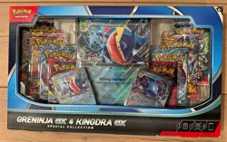Pokemon Greninja ex & Kingdra ex Special Collection - New & Sealed - 8 Packs! - Image 1