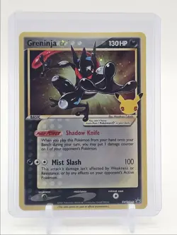 GRENINJA 2021 POKEMON GOLD STAR COLLECTION BLACK STAR PROMO A SWSH144 Q6463 - Image 1