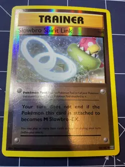2016 Pokemon Slowbro Spirit Link 86/108 reverse holo Evolutions - Image 1