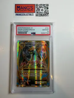 2016 Pokemon XY Evolutions M Charizard EX Full Art #101 PSA 10 Gem Mint - Image 1