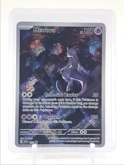 MEWTWO 2023 POKEMON 151 ULTRA PREMIUM BLACK STAR PROMO B 052 Q6463 - Image 1