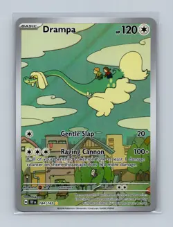 Drampa 184/162 Illustration Rare Temporal Forces Pokemon Near Mint - Image 1