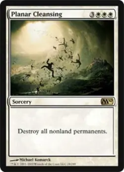 1 x Planar Cleansing - Foil - Magic 2010 - Light Play - MTG - Image 1