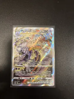 Pokemon Mewtwo VSTAR GG44/GG70 Crown Zenith Galarian Gallery Ultra Rare Holo - Image 1