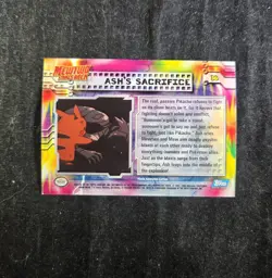 Topps Pokemon The First Movie - Rainbow Holo Foil #36 Ash's Sacrifice - Image 2