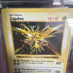 1999 Pokemon Base Set Shadowless Holo Zapdos #16 CGC 8 NM-MT - Image 1