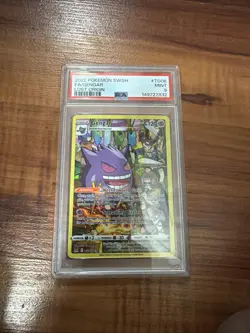 PSA 9 Gengar TG06/TG30 Pokemon Sword Shield Lost Origin Trainer Gallery Full Art - Image 1