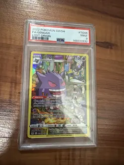 PSA 9 Gengar TG06/TG30 Pokemon Sword Shield Lost Origin Trainer Gallery Full Art - Image 3