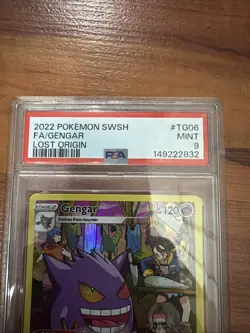 PSA 9 Gengar TG06/TG30 Pokemon Sword Shield Lost Origin Trainer Gallery Full Art - Image 5