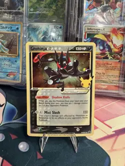 POKEMON GRENINJA GOLD STAR HOLO SWSH BLACK STAR PROMO #144 NM - Image 1