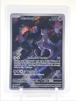 MEWTWO 2023 POKEMON 151 ULTRA PREMIUM BLACK STAR PROMO A 052 Q6463 - Image 1