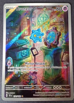 Pokemon - Bronzor 170/162 - SV Temporal Forces - Illustration RARE - NM - Image 1