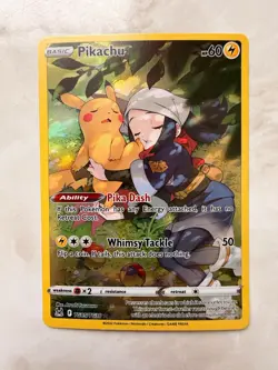 Pikachu TG05/TG30 Swsh11: Lost Origin Trainer Gallery Holo LP - Image 1