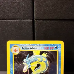 Pokemon TCG Gyarados 7/130 Base Set 2 Holo Rare NM+ - Image 3