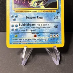 Pokemon TCG Gyarados 7/130 Base Set 2 Holo Rare NM+ - Image 4
