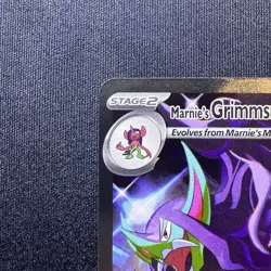 Marnie’s Grimmsnarl Ex SIR Pokemon Ascended Heroes 287/217 English Pack Fresh - Image 2