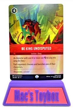 Disney Lorcana TCG - Fabled: Be King Undisputed (216/204) - Epic Foil - NM - Image 1