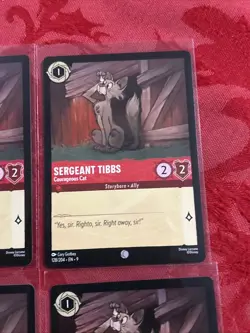 4x Disney Lorcana Fabled - SERGEANT TIBBS - Courageous Cat - 128/204 - X4 - Image 2