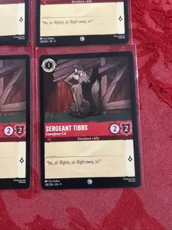 4x Disney Lorcana Fabled - SERGEANT TIBBS - Courageous Cat - 128/204 - X4 - Image 5