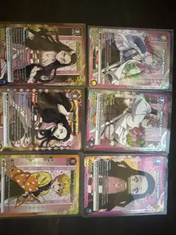 Union Arena Demon Slayer 6 Card Lot - Image 1