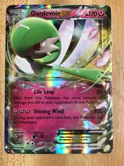 Pokemon TCG XY Primal Clash Gardevoir EX Holo Ultra Rare Card 105/160 NM - Image 1