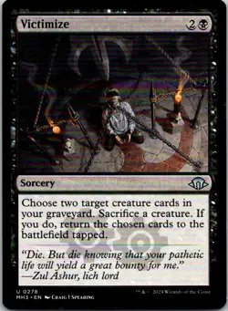 Magic the Gathering HP Victimize Modern Horizons 3 MTG Free Shipping! - Image 1