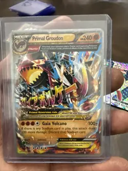 Pokemon TCG Primal Groudon EX Card 86/160 World Championships 2015 - Image 1