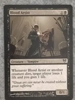 Blood Artist 1x - Magic The Gathering - Avacyn Restored - LP - Image 1