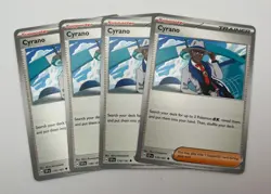 Cyrano 170/191 x4 4x Pokemon Card 2024 Surging Sparks Playset - Image 1