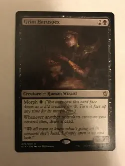 Grim Haruspex X1 Khans Of Tarkir Moderate Play MTG - Image 1