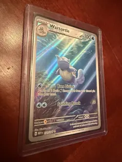Pokemon TCG Wartortle 171/165 Scarlet & Violet 151 Holo Illustration Rare Card - Image 1
