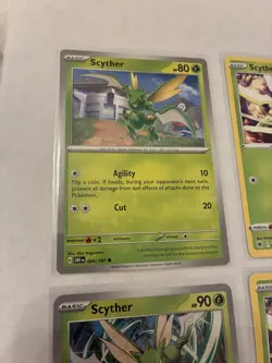 Lot Of 9 Scyther Pokemon Cards - Image 3