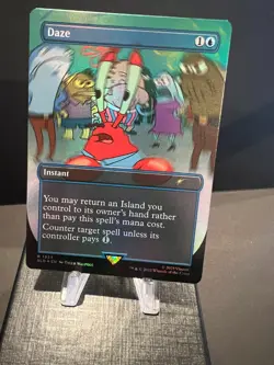 MTG *FOIL* "Daze"-Secret Lair x Spongebob SET:SLD #1934 - Image 1