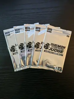 5x Digimon Card Game Judge Pack 2025 Wave 1 - Image 1
