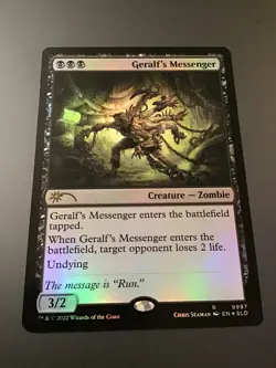 MTG Secret Lair #9997 Geralf's Messenger Foil NM - Image 1