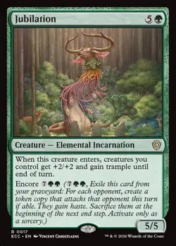 Jubilation - #17 - Commander: Lorwyn Eclipsed - NM MTG - Image 1