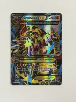 Pokemon TCG Primal Groudon Ex 151/160 XY Full Art Ultra Rare Primal Clash MP - Image 1