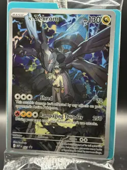 Pokemon N’s Zekrom Full Art Trainer Promo 031 Sealed Pack Fresh - Image 1