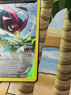 Unfezant Pokemon Card Reverse Holo Rare 81/108 Roaring Skies - NM - Image 4