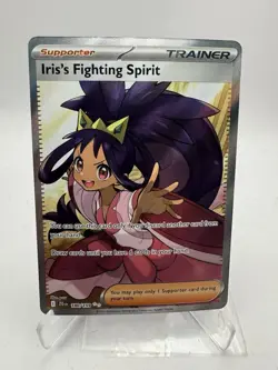 Pokemon TCG Iris's Fighting Spirit Ultra Rare Holo 180/159 Journey Together - Image 1