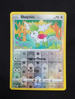 Shaymin 115/159 Reverse Holo LP-NM - Pokemon TCG Sword & Shield Crown Zenith CRZ - Image 1
