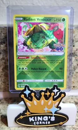 Radiant Venusaur 004/078 Pokemon GO Reverse Holo - Image 1