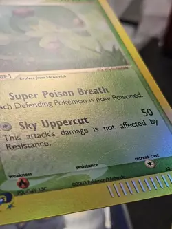 Pokemon EX Sandstorm Breloom Reverse Holo 33/100 NEAR MINT - Image 4